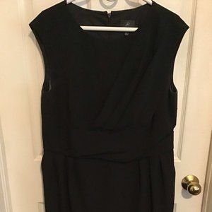 ADRIANNA PAPELL BLACK DRESS 14W. POCKETS